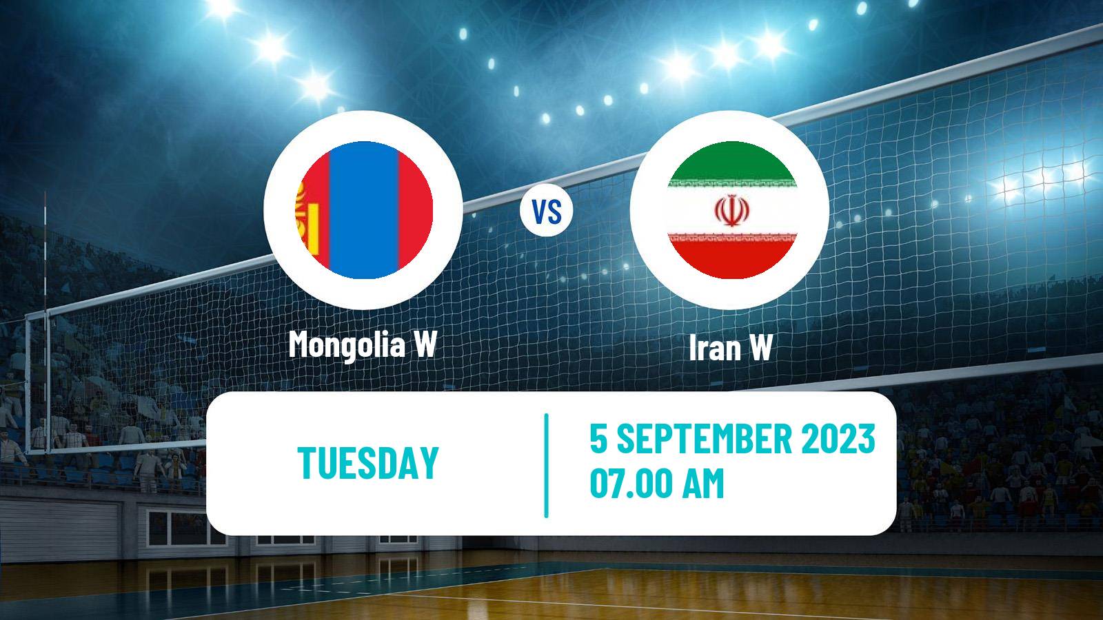 Volleyball Asian Championship Volleyball Women Mongolia W - Iran W