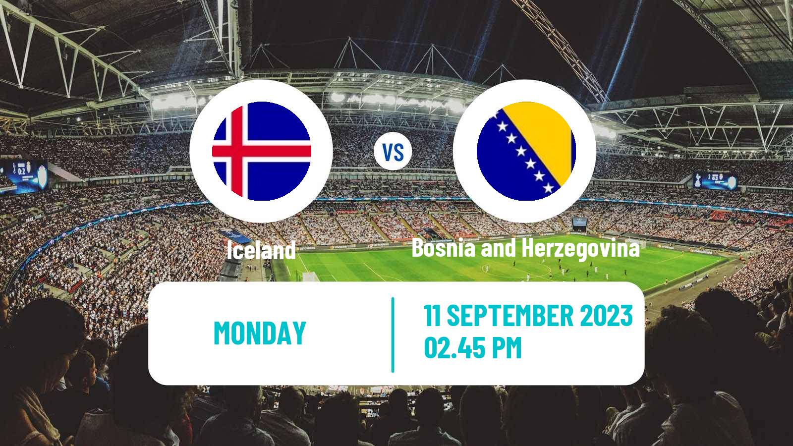 Soccer UEFA Euro Iceland - Bosnia and Herzegovina