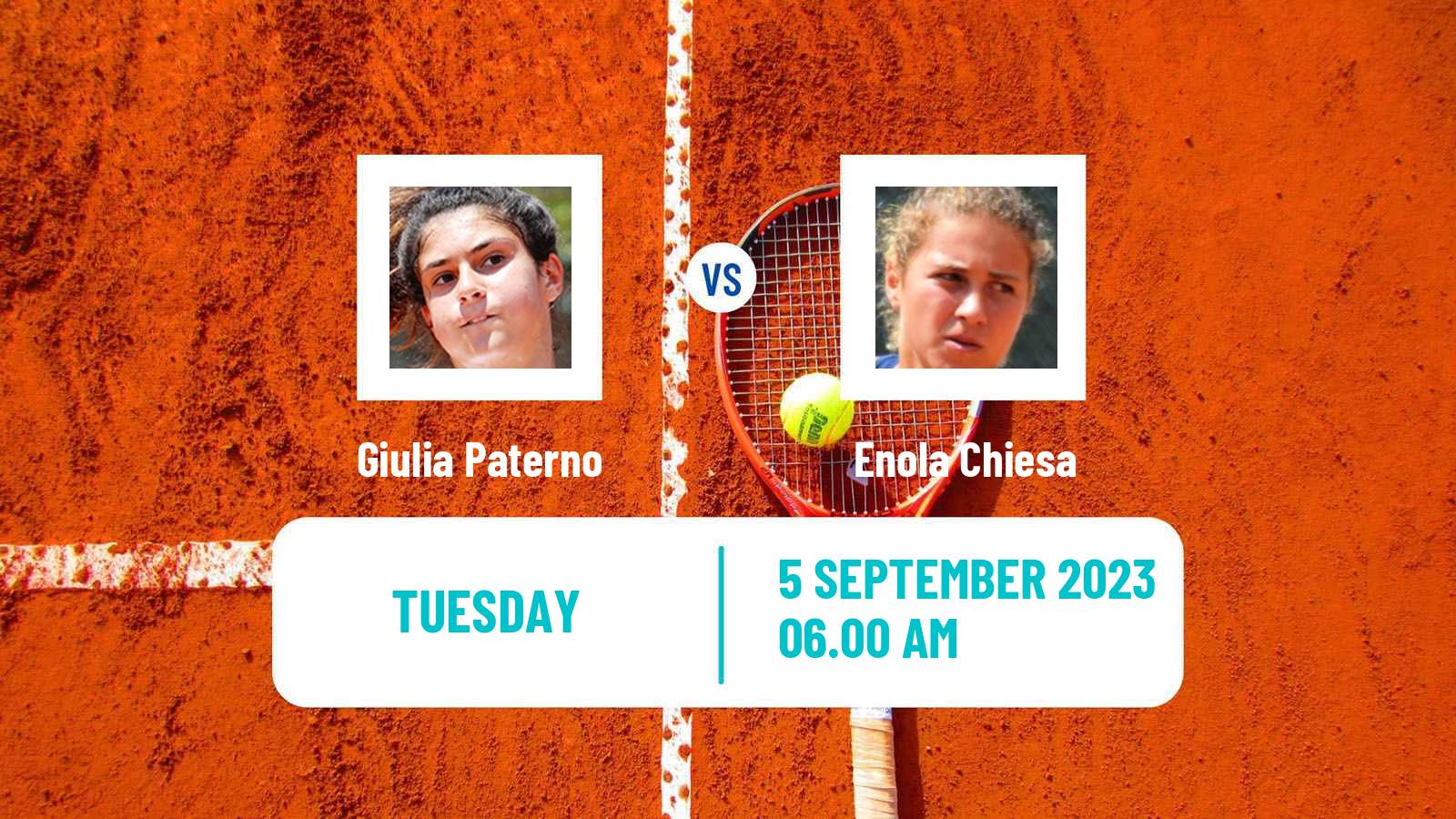 Tennis ITF W15 Fiano Romano Women Giulia Paterno - Enola Chiesa