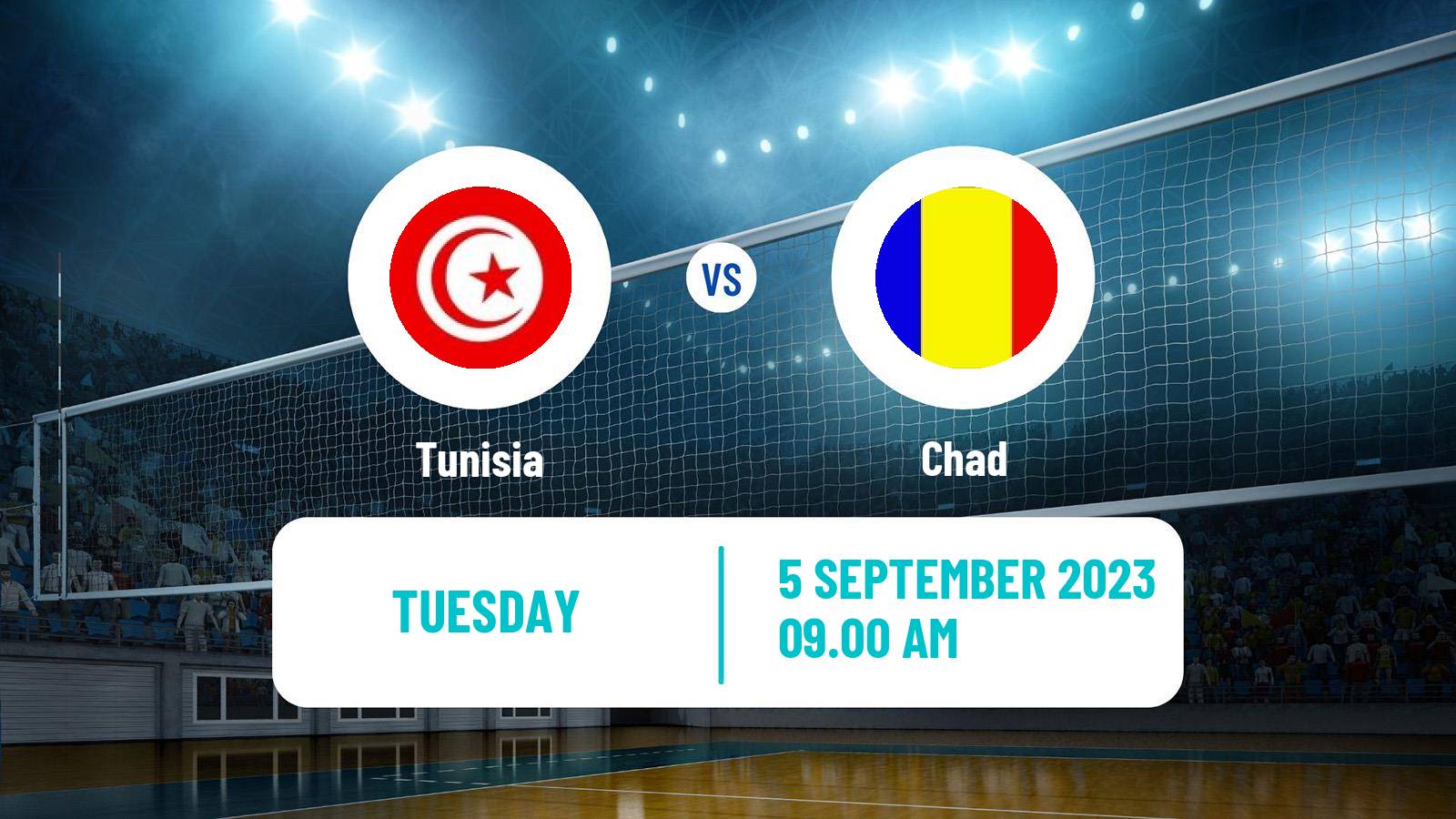Volleyball African Championship Volleyball Tunisia - Chad