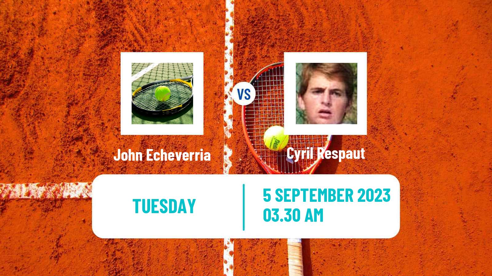 Tennis ITF M25 H Bagneres De Bigorre Men John Echeverria - Cyril Respaut