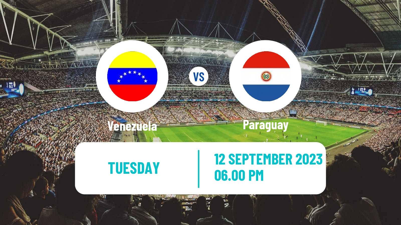 Soccer FIFA World Cup Venezuela - Paraguay