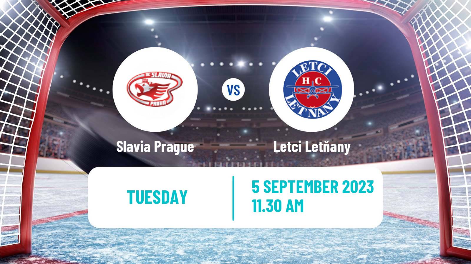 Hockey Club Friendly Ice Hockey Slavia Prague - Letci Letňany