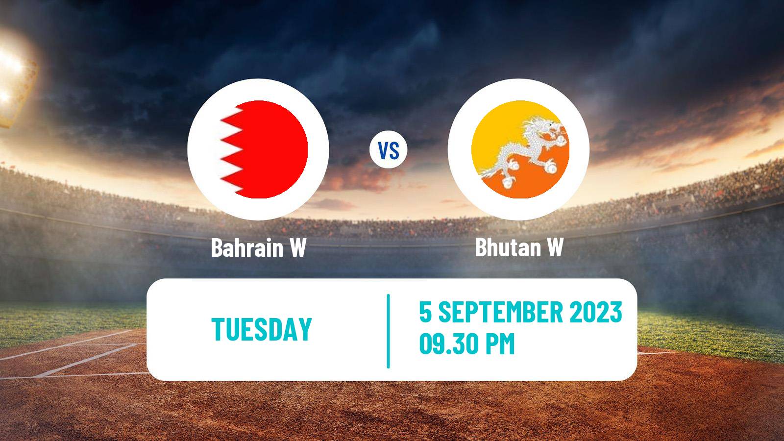 Cricket ICC World Twenty20 Women Bahrain W - Bhutan W