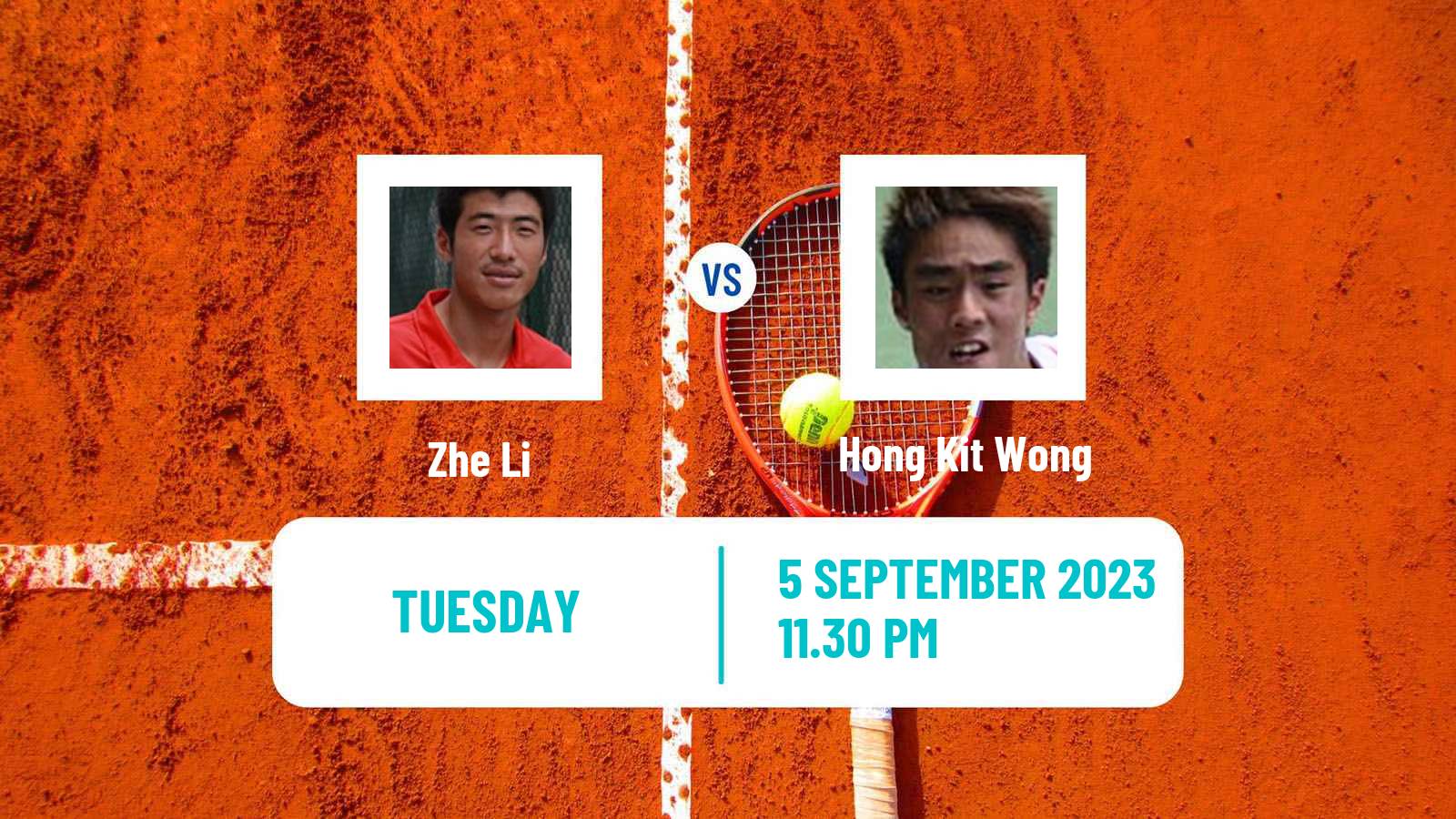 Tennis ITF M25 Hong Kong 2 Men Zhe Li - Hong Kit Wong