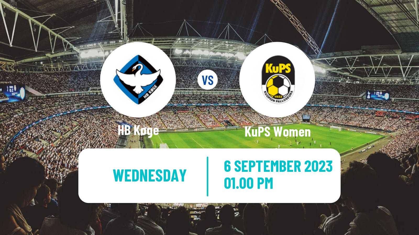 Soccer UEFA Champions League Women HB Køge - KuPS