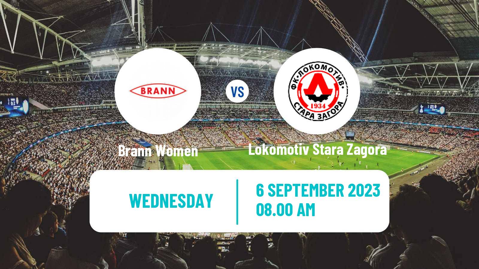 Soccer UEFA Champions League Women Brann - Lokomotiv Stara Zagora