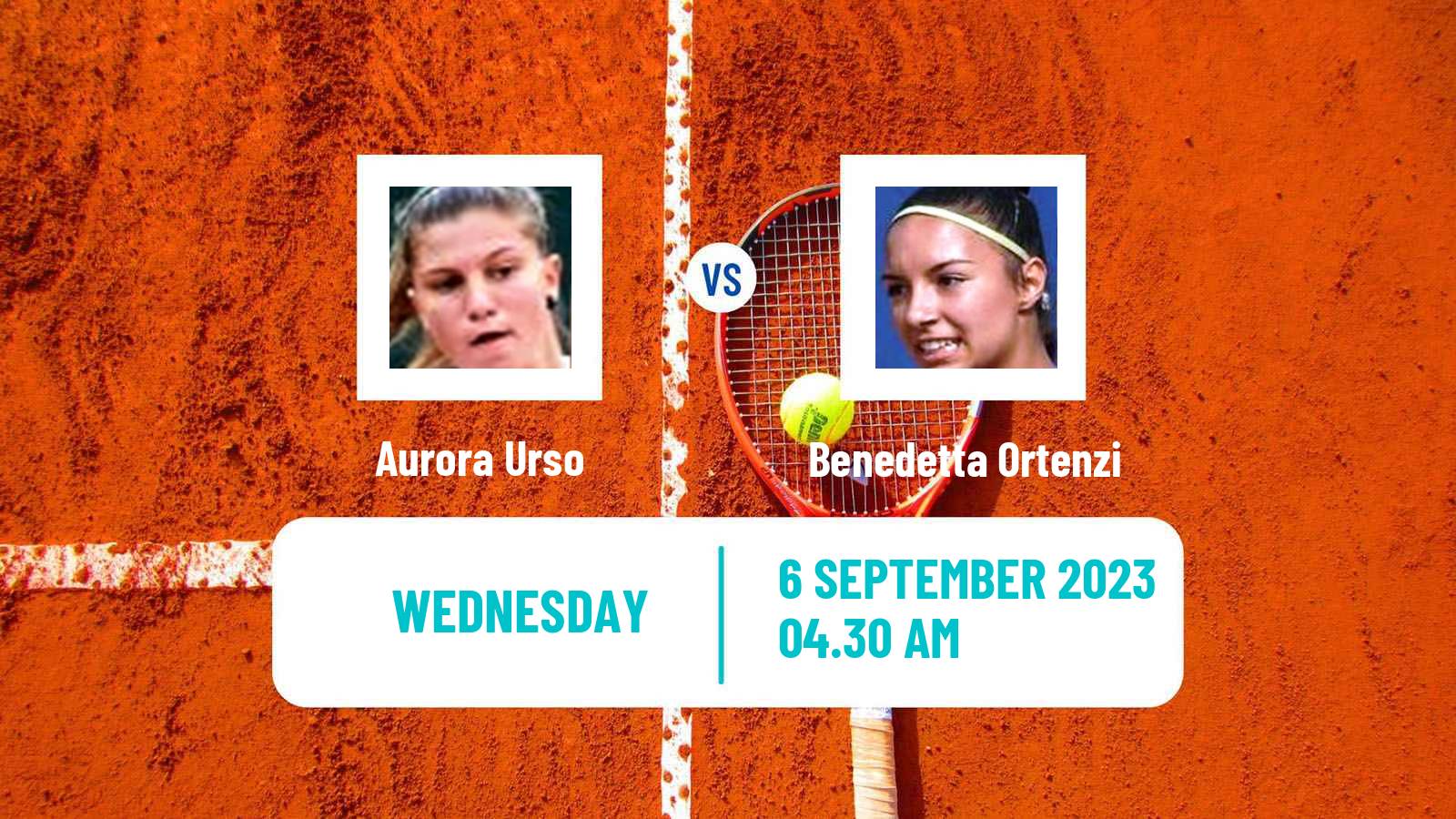 Tennis ITF W15 Fiano Romano Women Aurora Urso - Benedetta Ortenzi