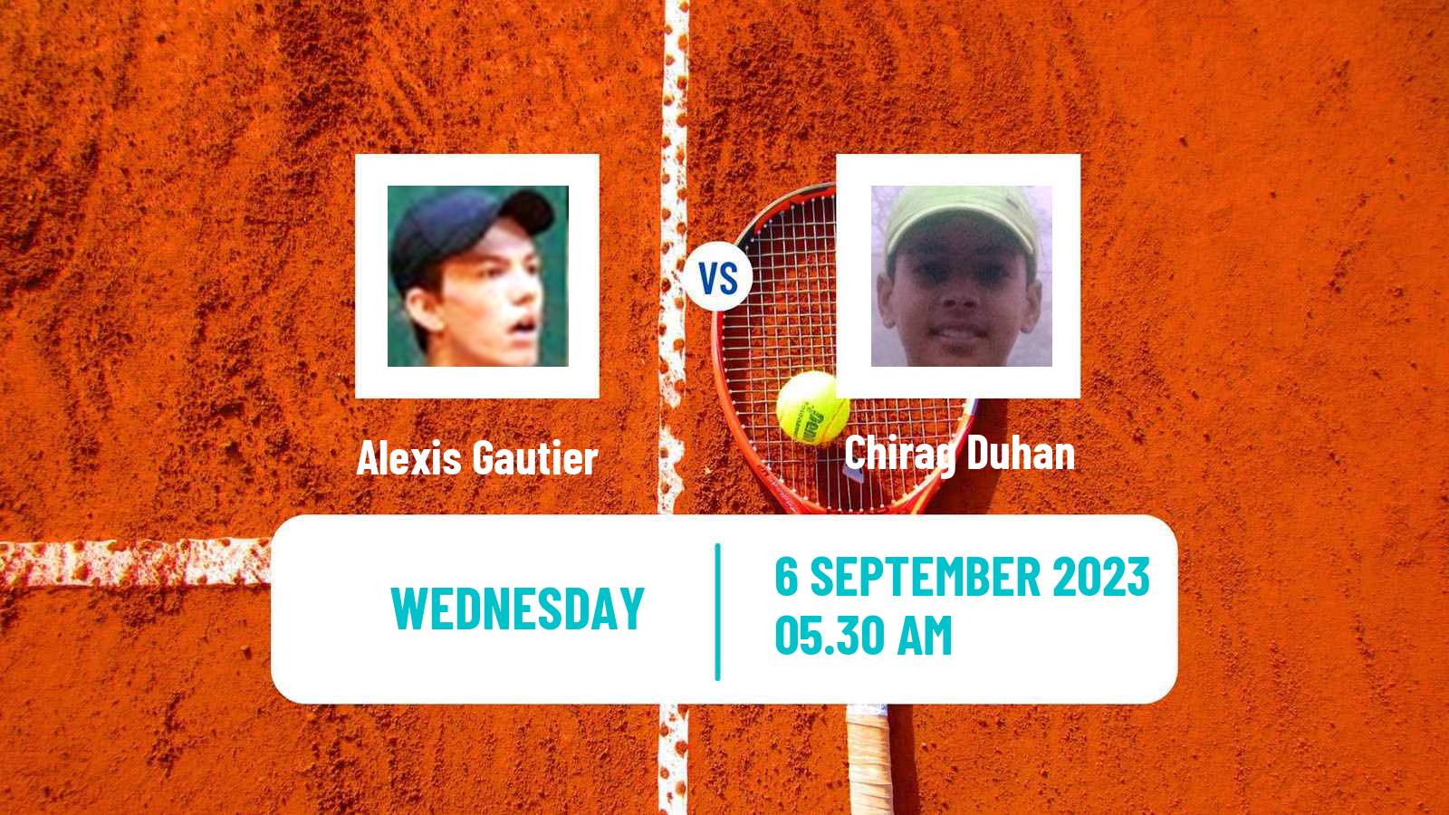 Tennis ITF M15 Monastir 36 Men Alexis Gautier - Chirag Duhan