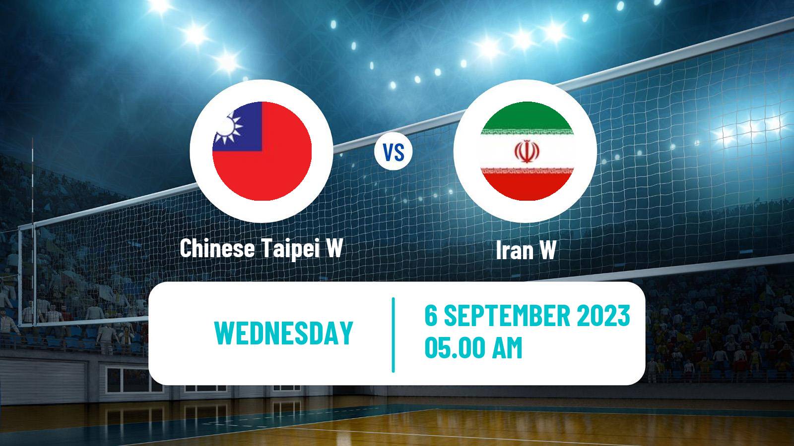 Volleyball Asian Championship Volleyball Women Chinese Taipei W - Iran W