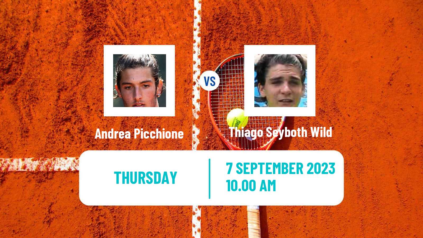 Tennis Genova Challenger Men Andrea Picchione - Thiago Seyboth Wild