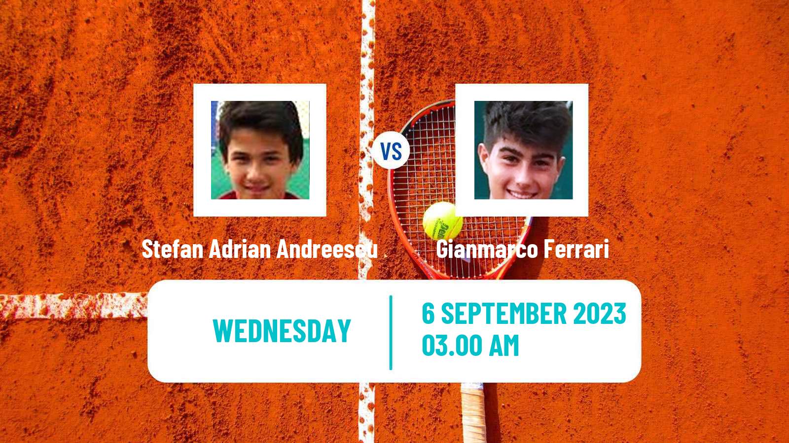 Tennis ITF M15 Constanta 2 Men Stefan Adrian Andreescu - Gianmarco Ferrari