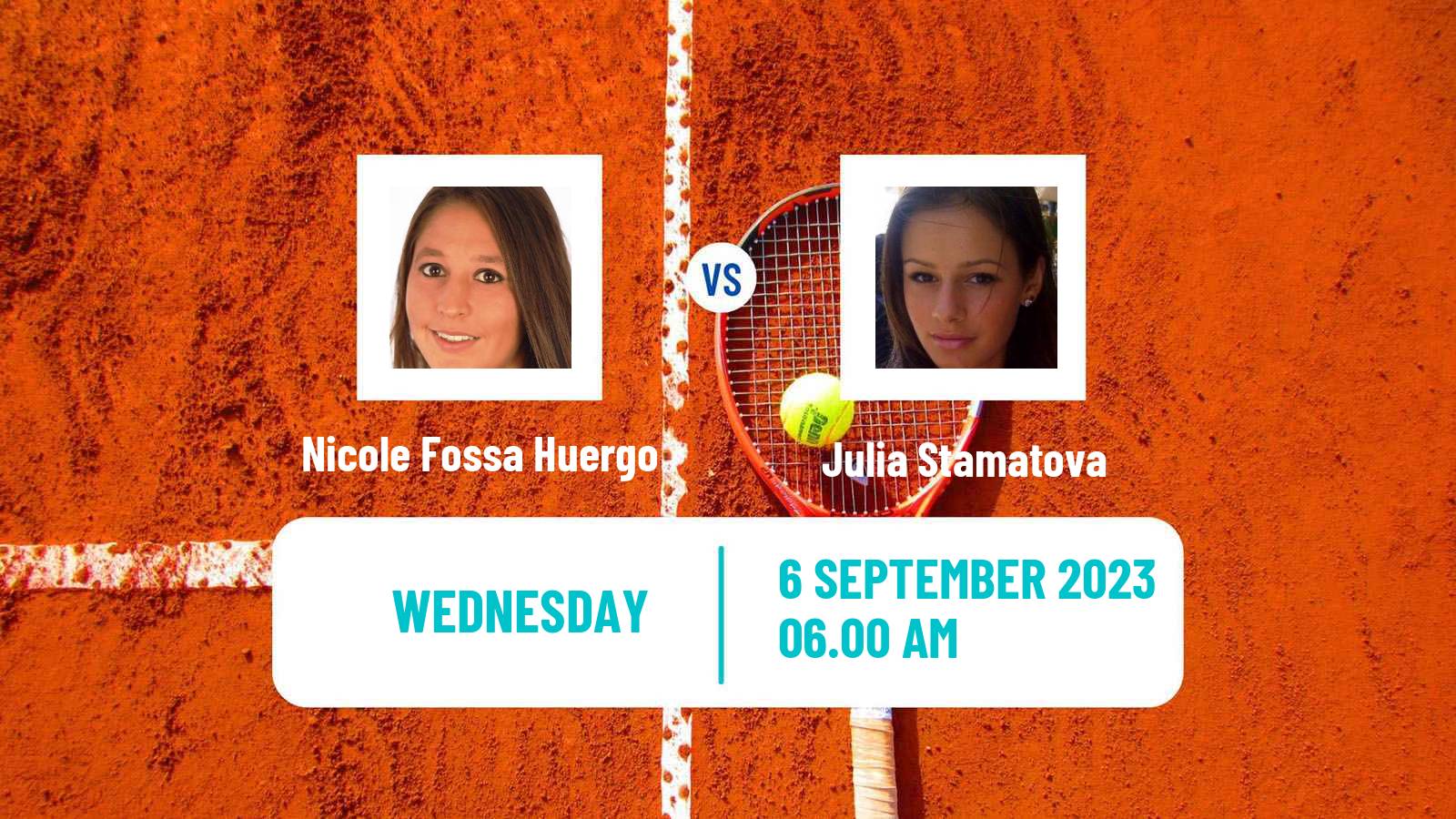 Tennis ITF W15 Buzau Women Nicole Fossa Huergo - Julia Stamatova