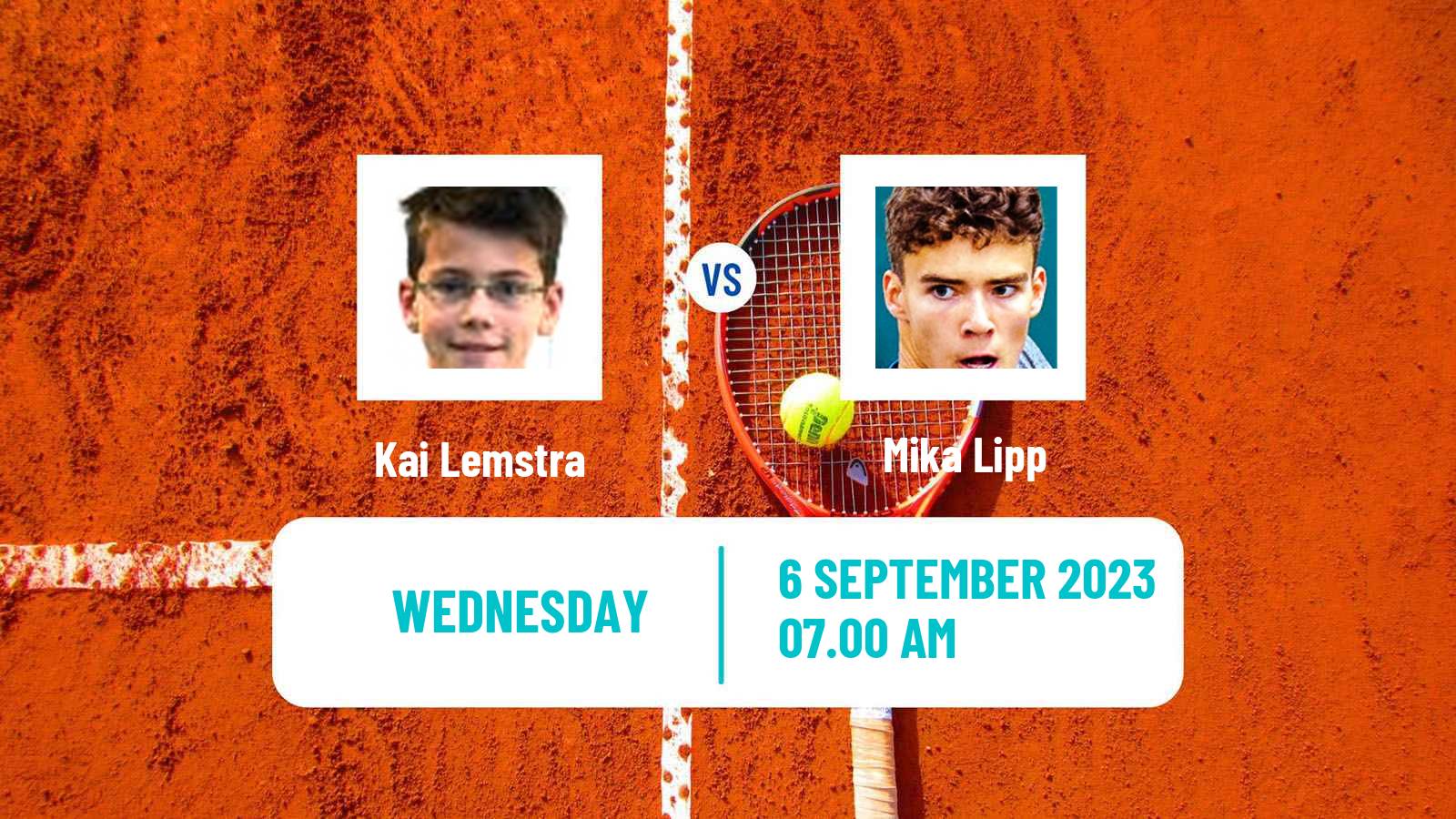 Tennis ITF M15 Haren Men Kai Lemstra - Mika Lipp