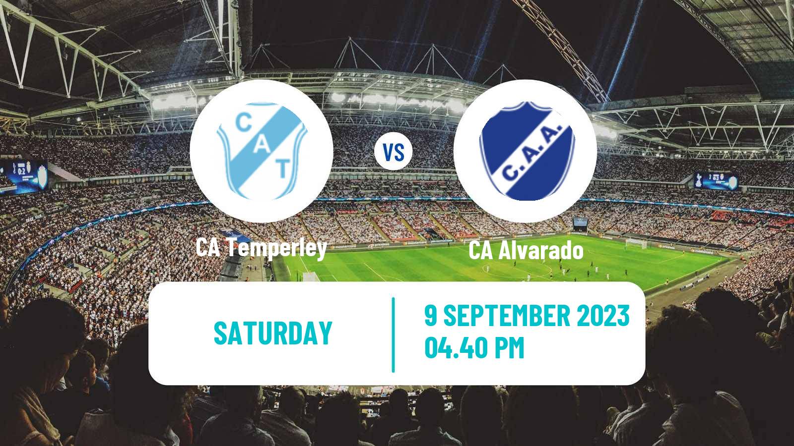 Soccer Argentinian Primera Nacional Temperley - Alvarado