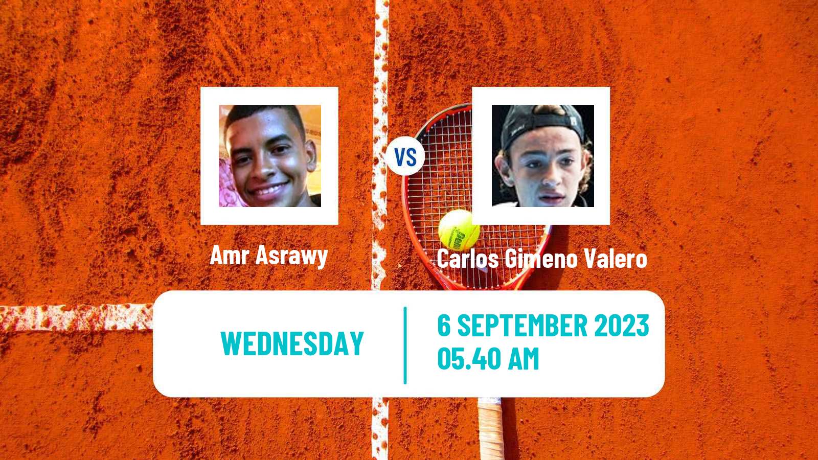 Tennis ITF M15 Madrid Men 2023 Amr Asrawy - Carlos Gimeno Valero