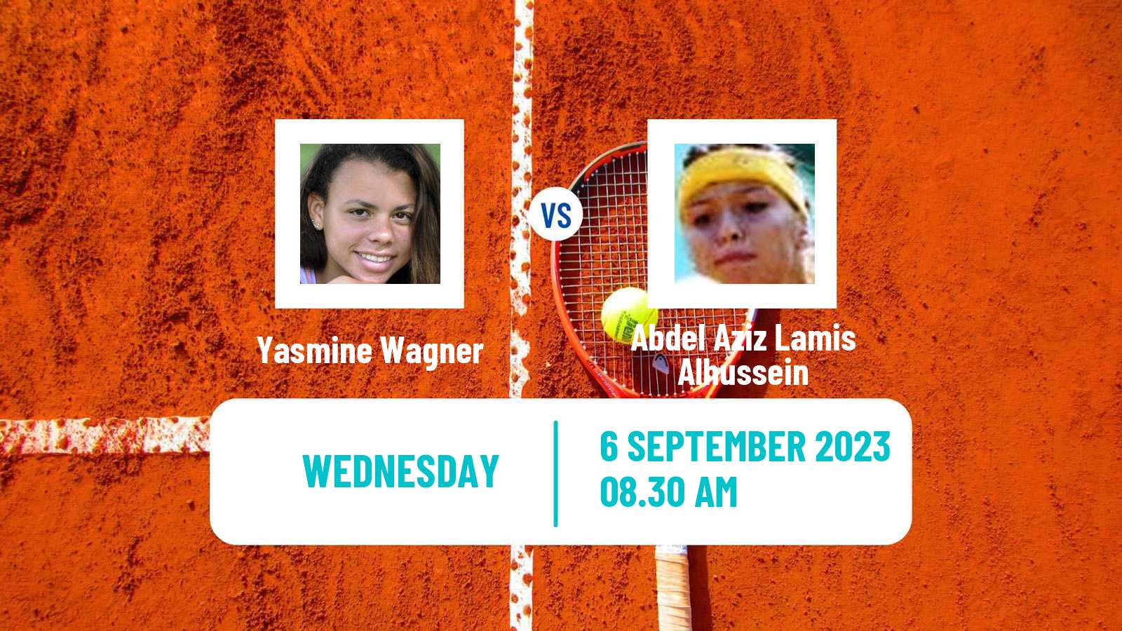 Tennis ITF W15 Monastir 31 Women Yasmine Wagner - Abdel Aziz Lamis Alhussein
