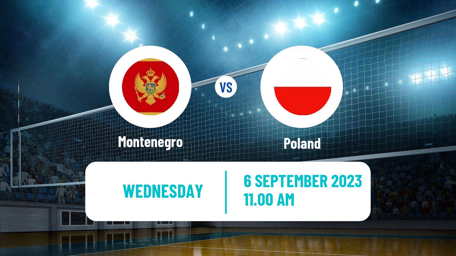 Volleyball European Championships Volleyball Montenegro - Poland