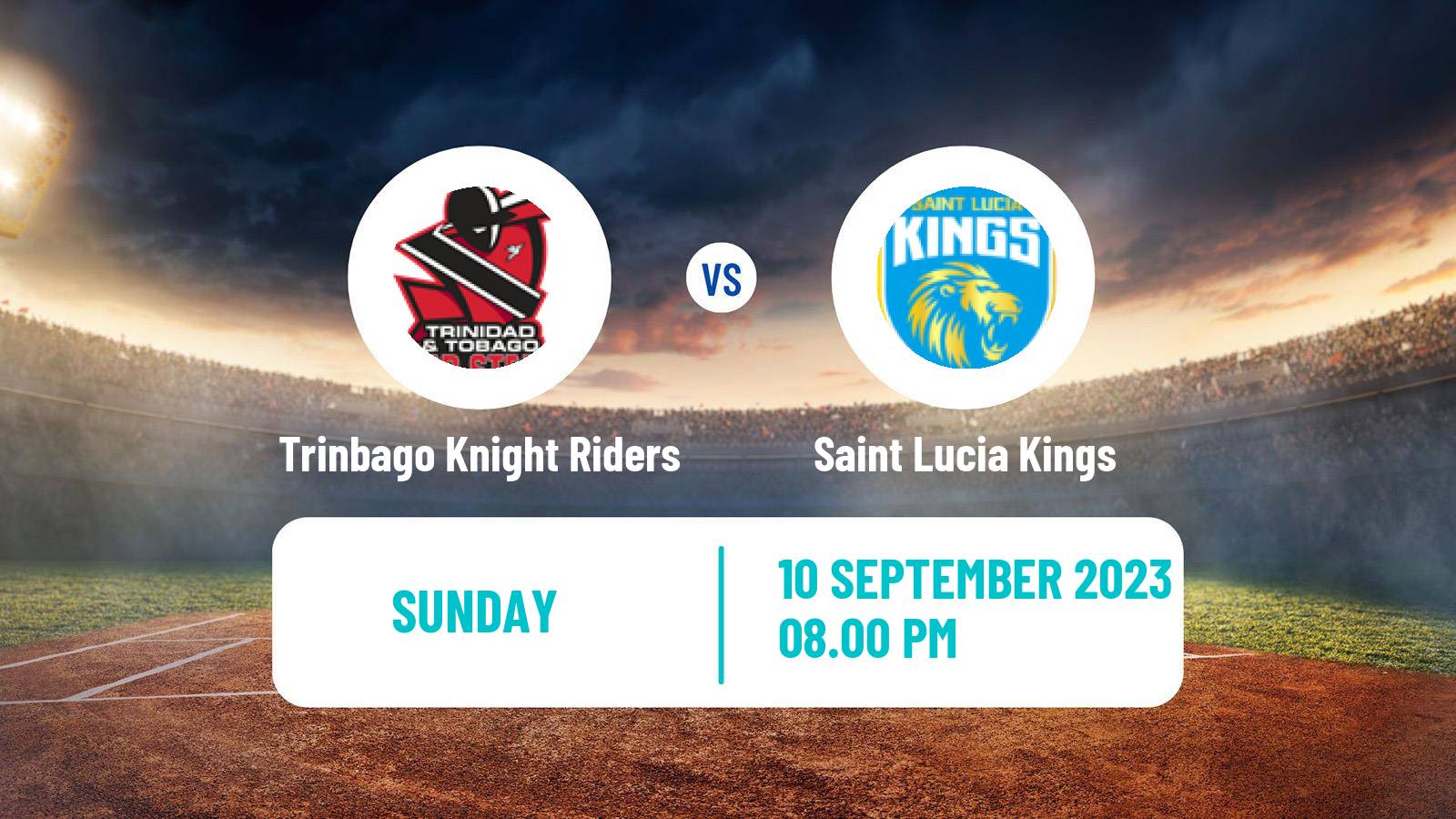 Cricket Caribbean Premier League Cricket Trinbago Knight Riders - Saint Lucia Kings