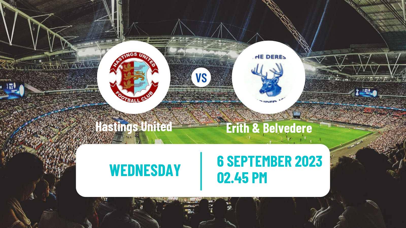 Soccer English FA Cup Hastings United - Erith & Belvedere