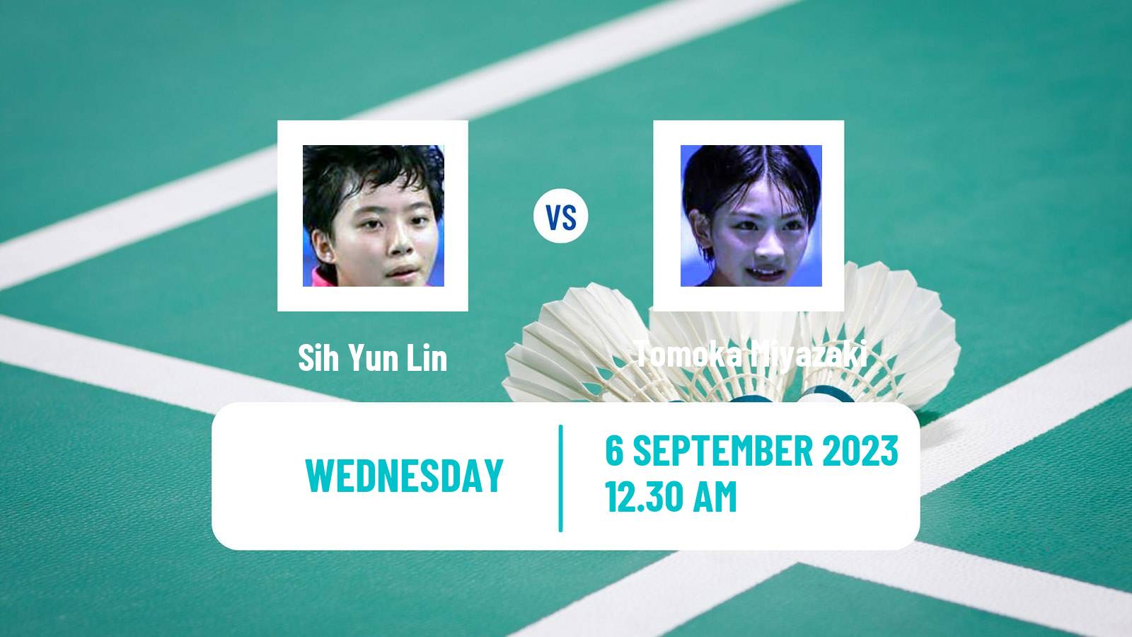 Badminton BWF World Tour Indonesia Masters 2 Women Sih Yun Lin - Tomoka Miyazaki