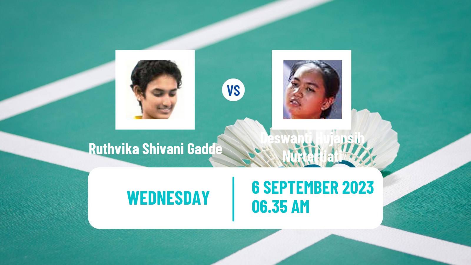 Badminton BWF World Tour Indonesia Masters 2 Women Ruthvika Shivani Gadde - Deswanti Hujansih Nurtertiati