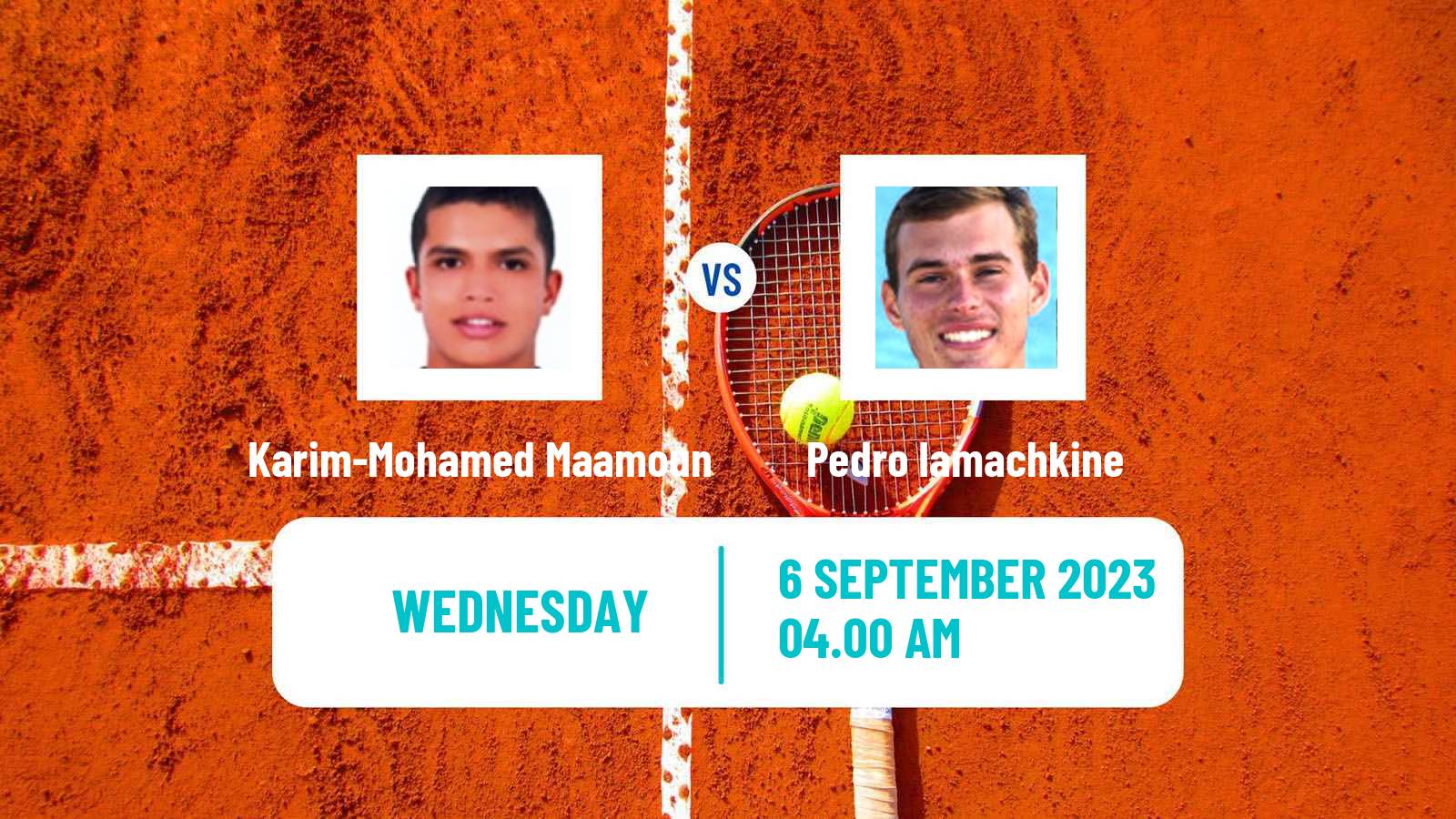 Tennis ITF M15 Madrid Men Karim-Mohamed Maamoun - Pedro Iamachkine