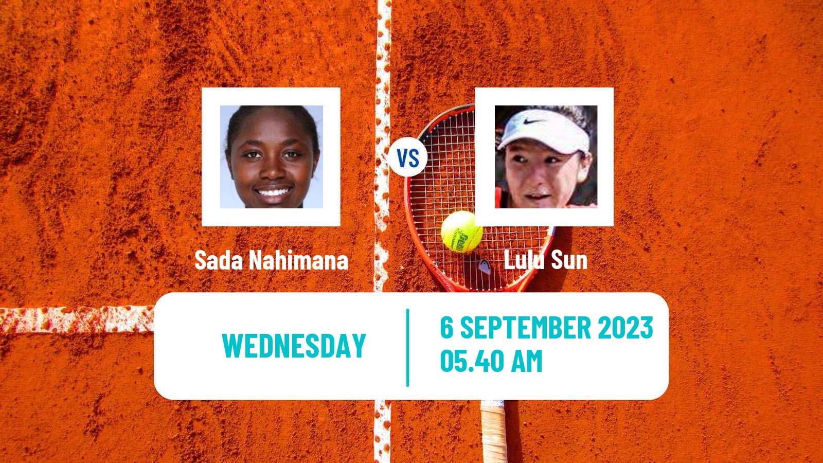 Tennis ITF W60 Montreux Women Sada Nahimana - Lulu Sun