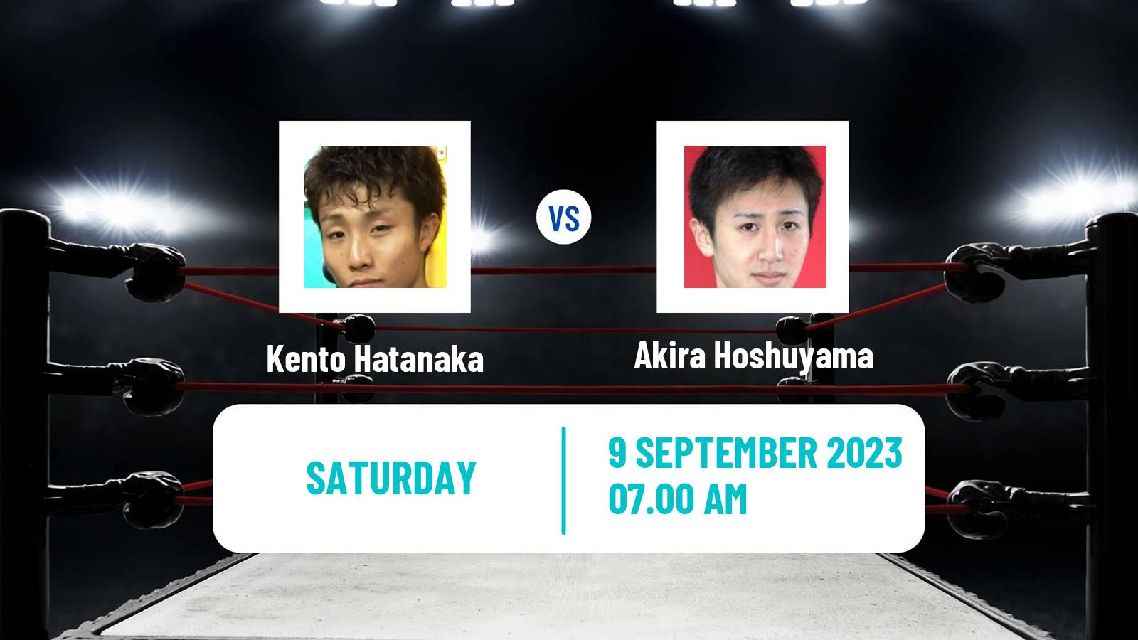 Boxing Super Flyweight WBO Asia Pacific Title Men Kento Hatanaka - Akira Hoshuyama