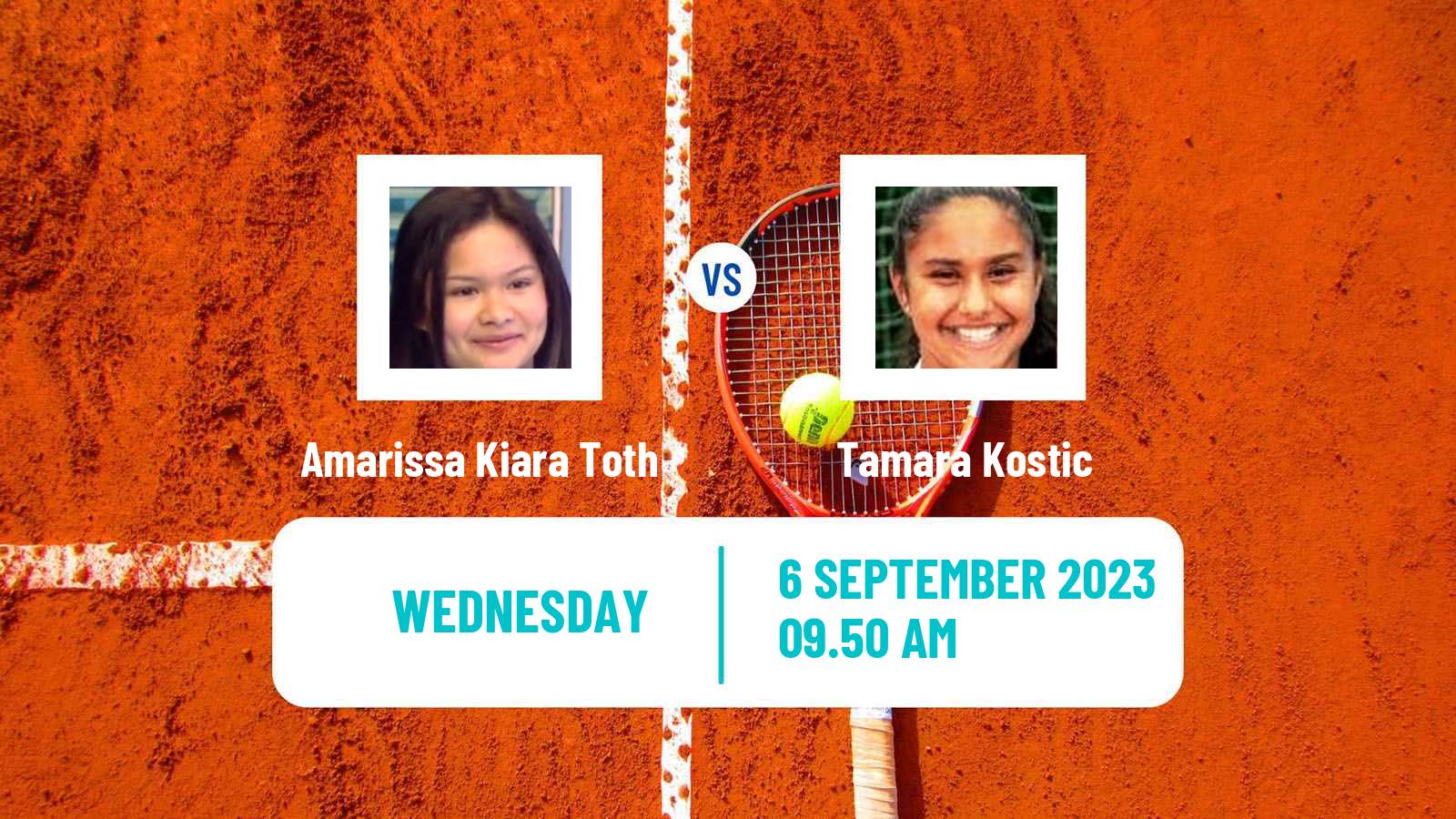 Tennis ITF W60 Vienna Women Amarissa Kiara Toth - Tamara Kostic