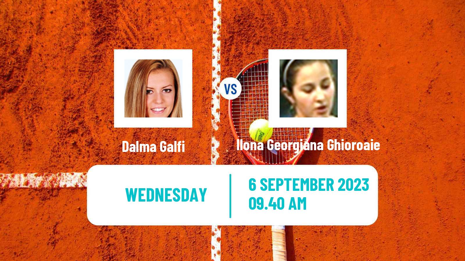 Tennis ITF W60 Vienna Women Dalma Galfi - Ilona Georgiana Ghioroaie