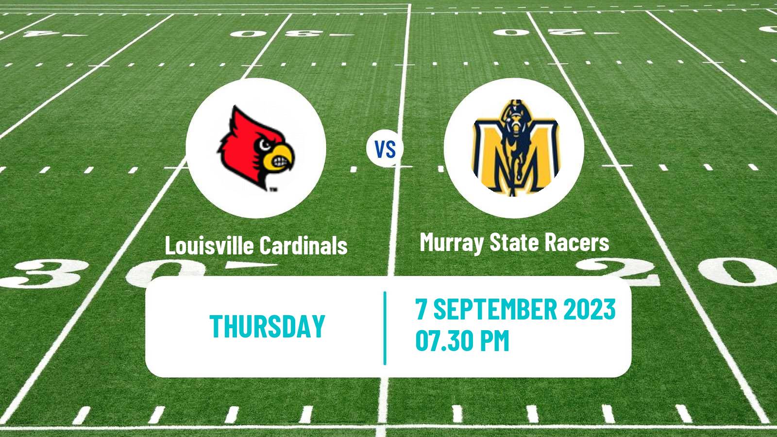 American football NCAA College Football Louisville Cardinals - Murray State Racers