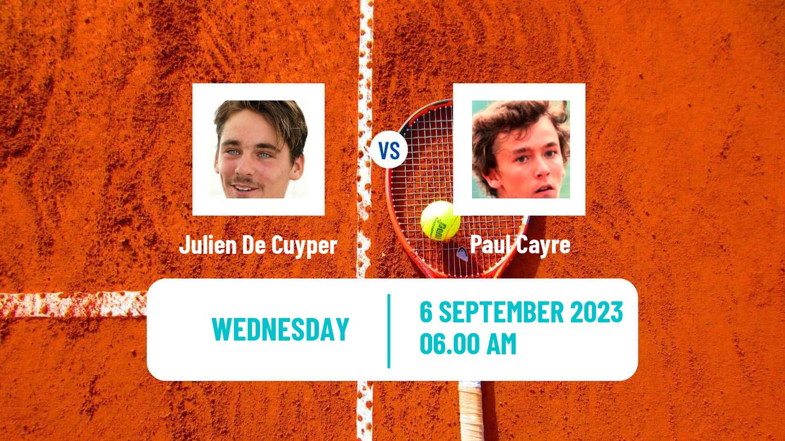 Tennis ITF M25 H Bagneres De Bigorre Men Julien De Cuyper - Paul Cayre