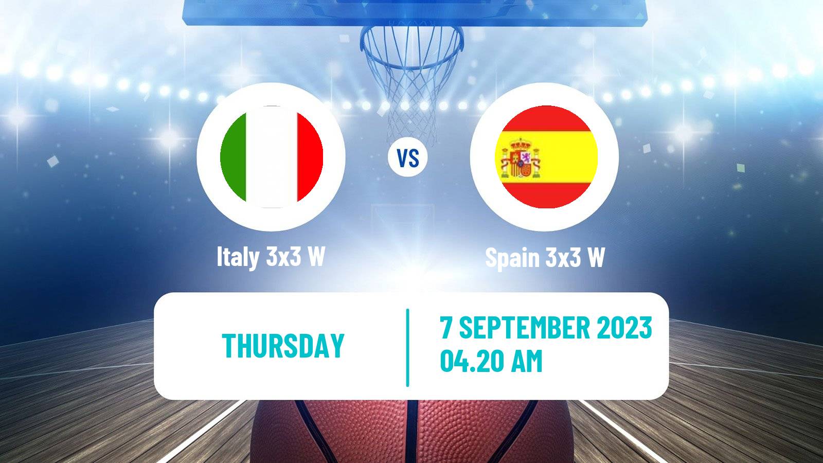 Basketball Europe Cup Basketball 3x3 Women Italy 3x3 W - Spain 3x3 W