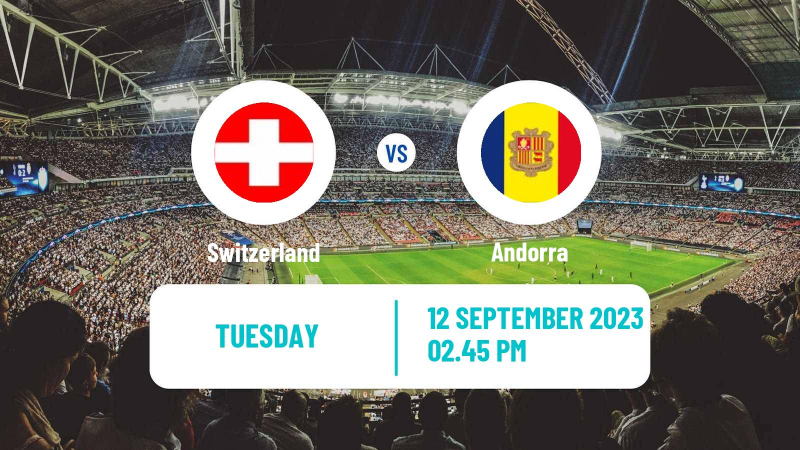 Soccer UEFA Euro Switzerland - Andorra