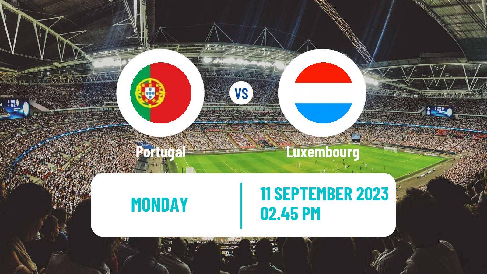 Soccer UEFA Euro Portugal - Luxembourg