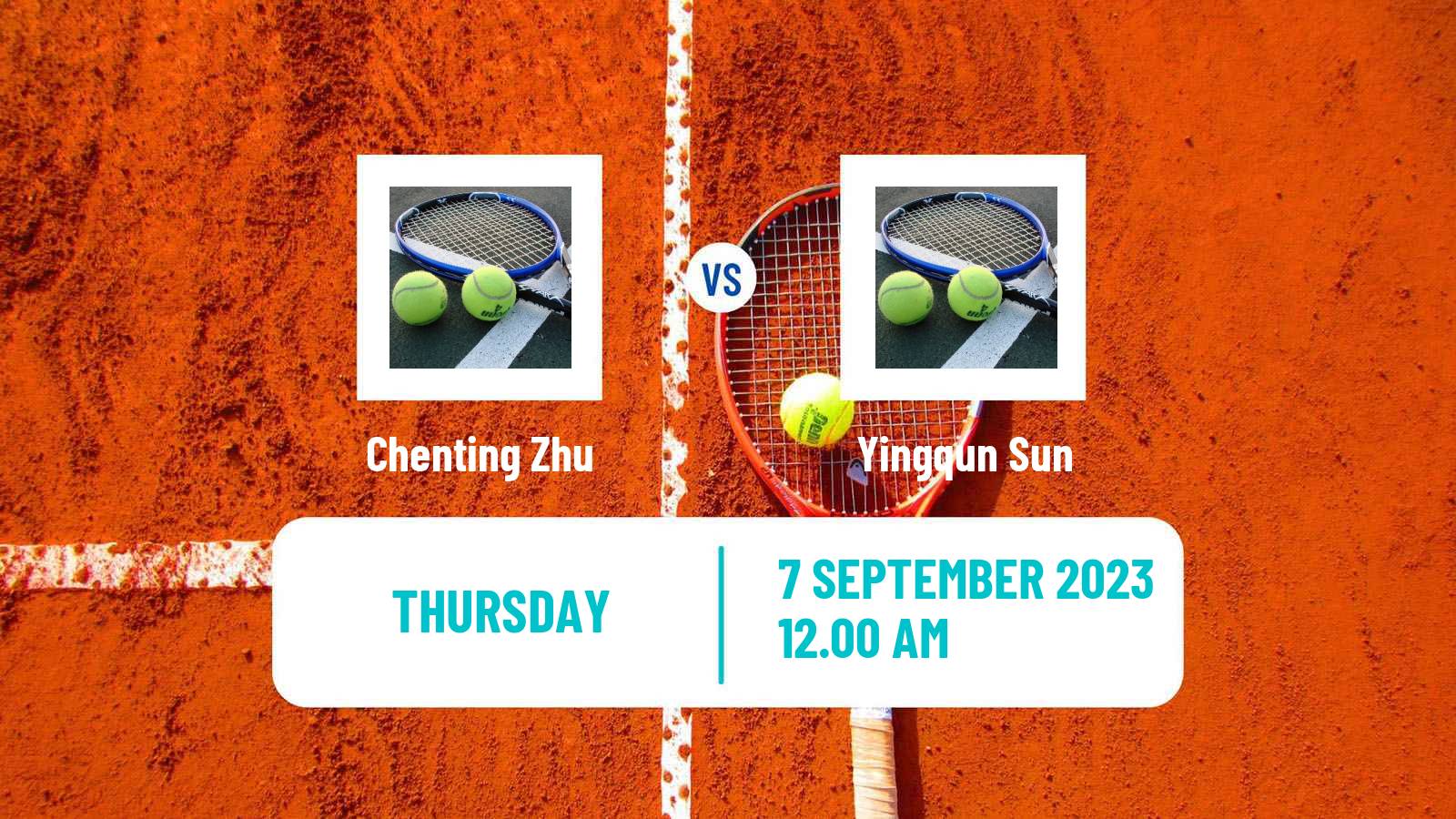 Tennis ITF W15 Shenzhen Women Chenting Zhu - Yingqun Sun