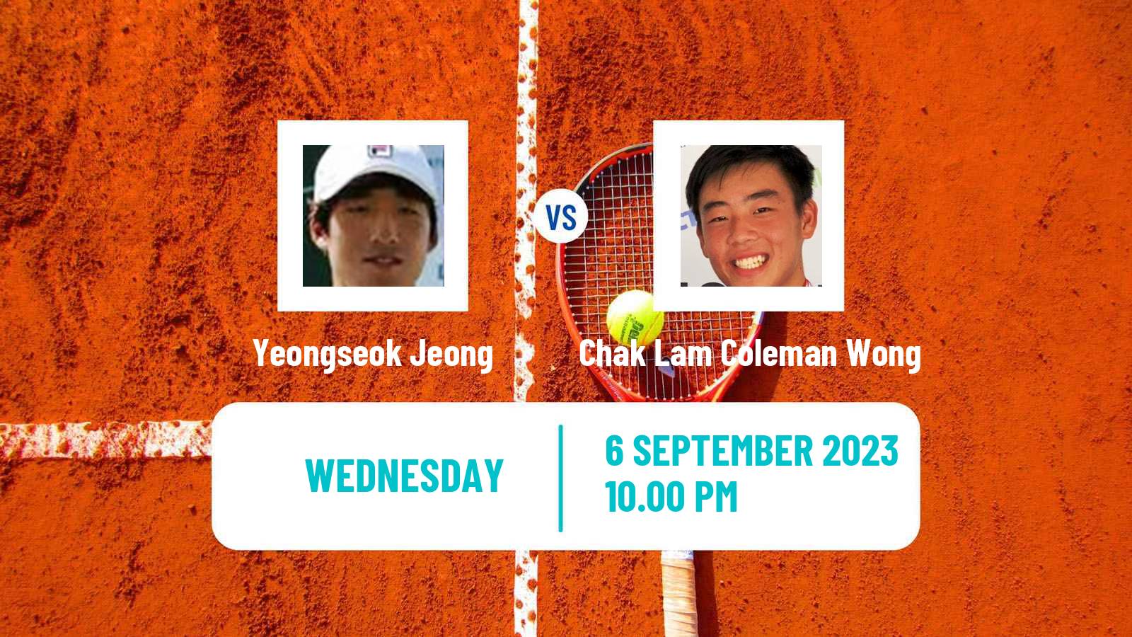 Tennis ITF M25 Hong Kong 2 Men Yeongseok Jeong - Chak Lam Coleman Wong