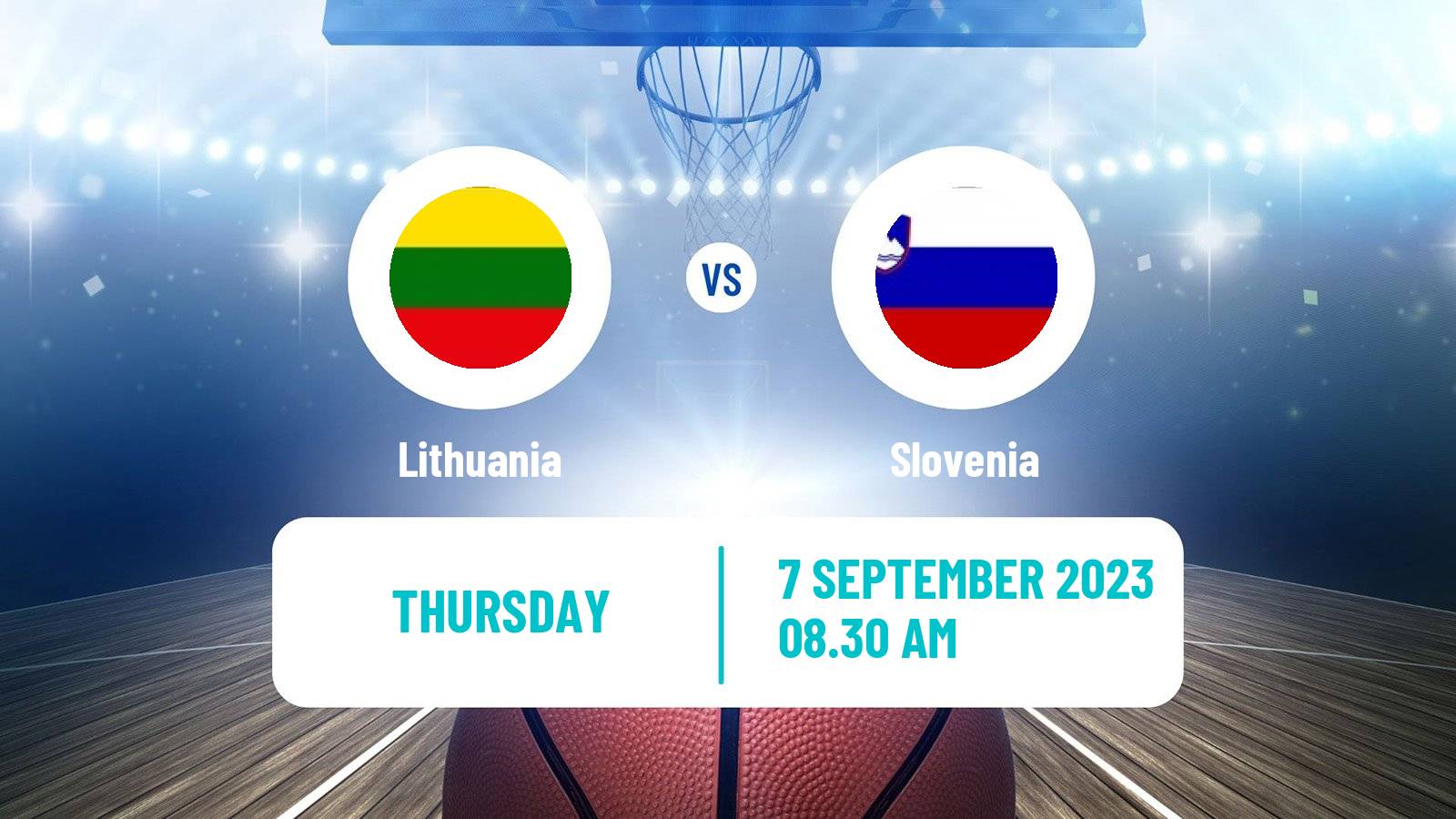 Basketball World Championship Basketball Lithuania - Slovenia