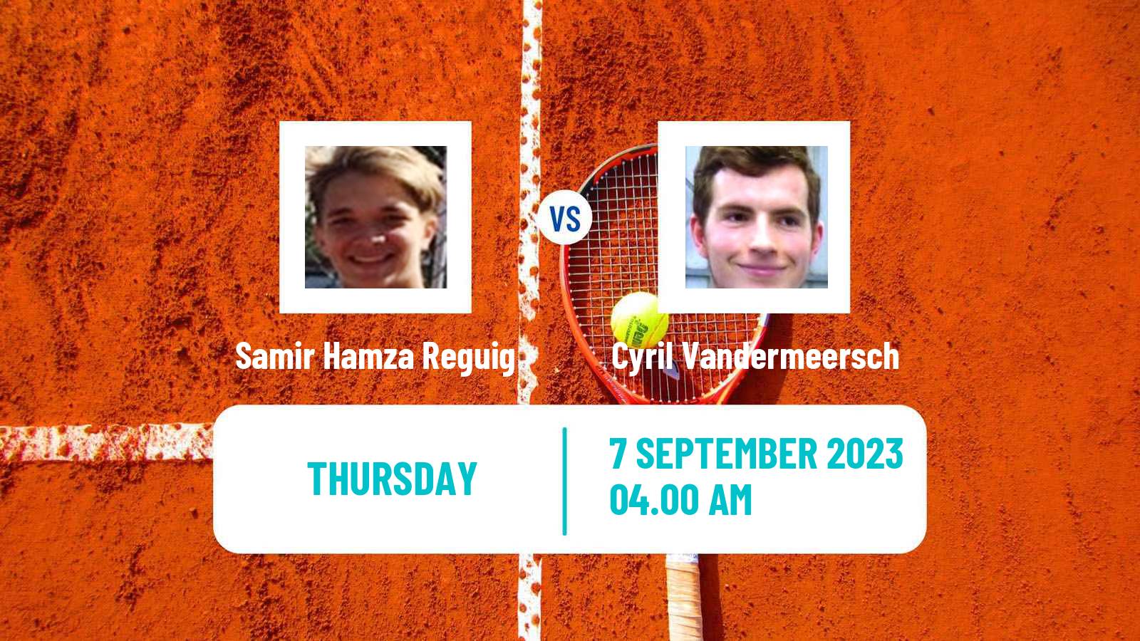 Tennis ITF M15 Monastir 36 Men Samir Hamza Reguig - Cyril Vandermeersch