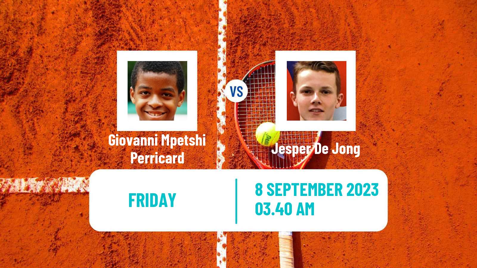 Tennis Istanbul Challenger Men Giovanni Mpetshi Perricard - Jesper De Jong