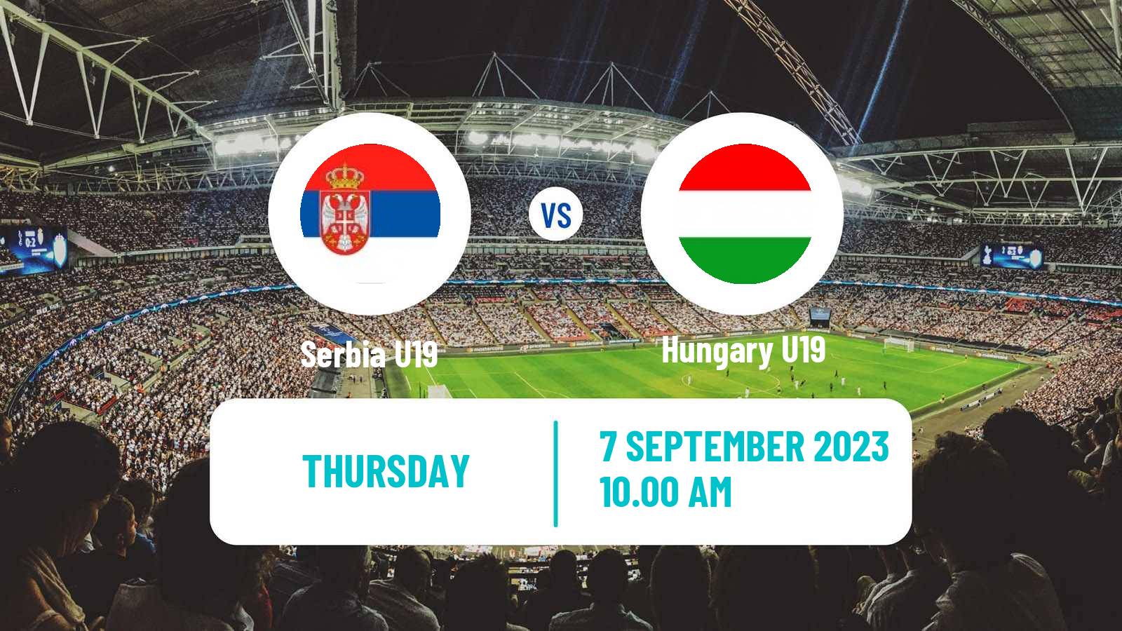 Soccer Friendly Serbia U19 - Hungary U19