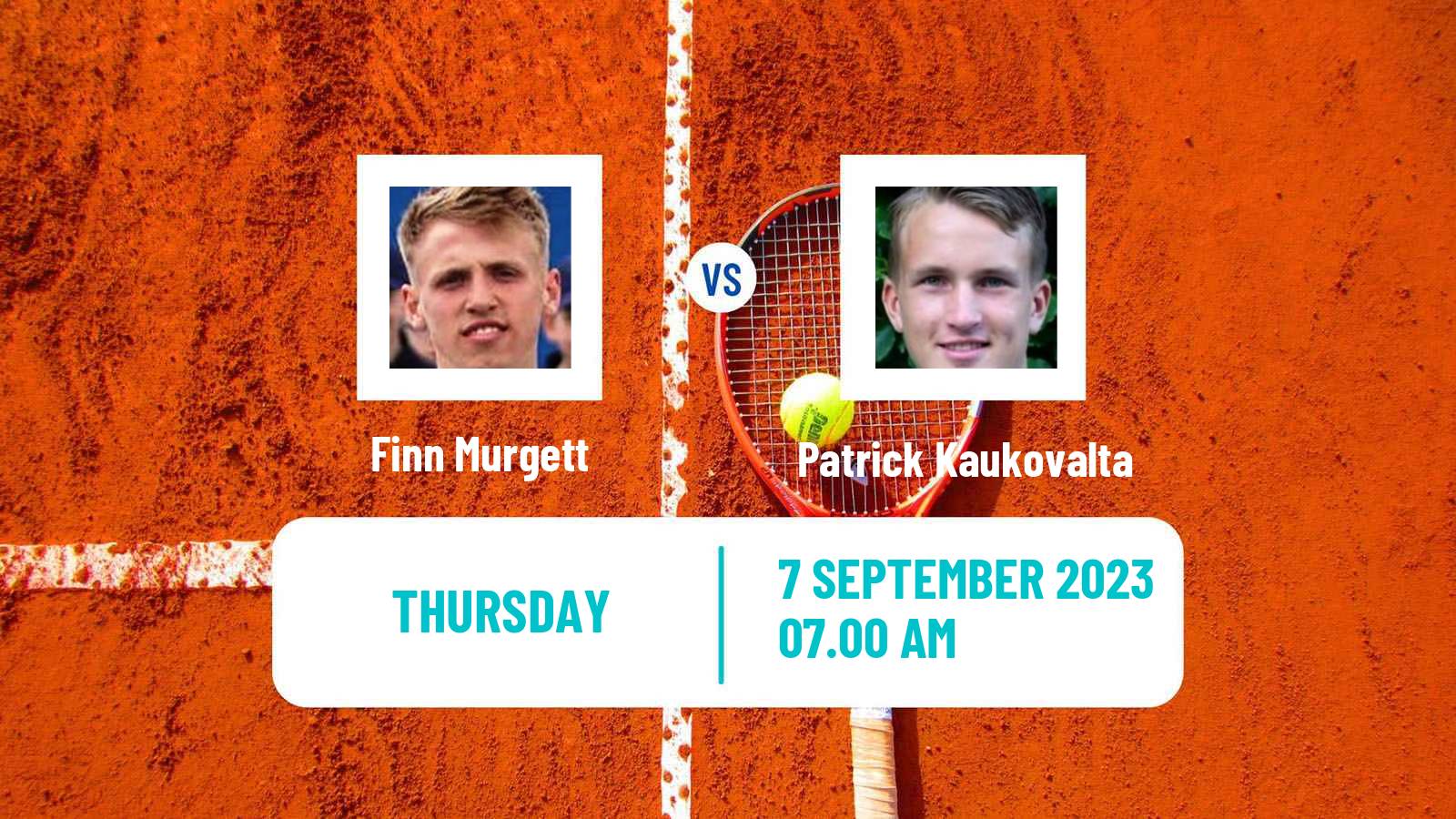 Tennis ITF M15 Budapest 2 Men Finn Murgett - Patrick Kaukovalta