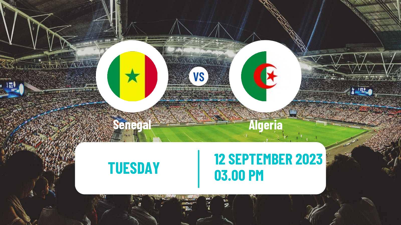 Soccer Friendly Senegal - Algeria