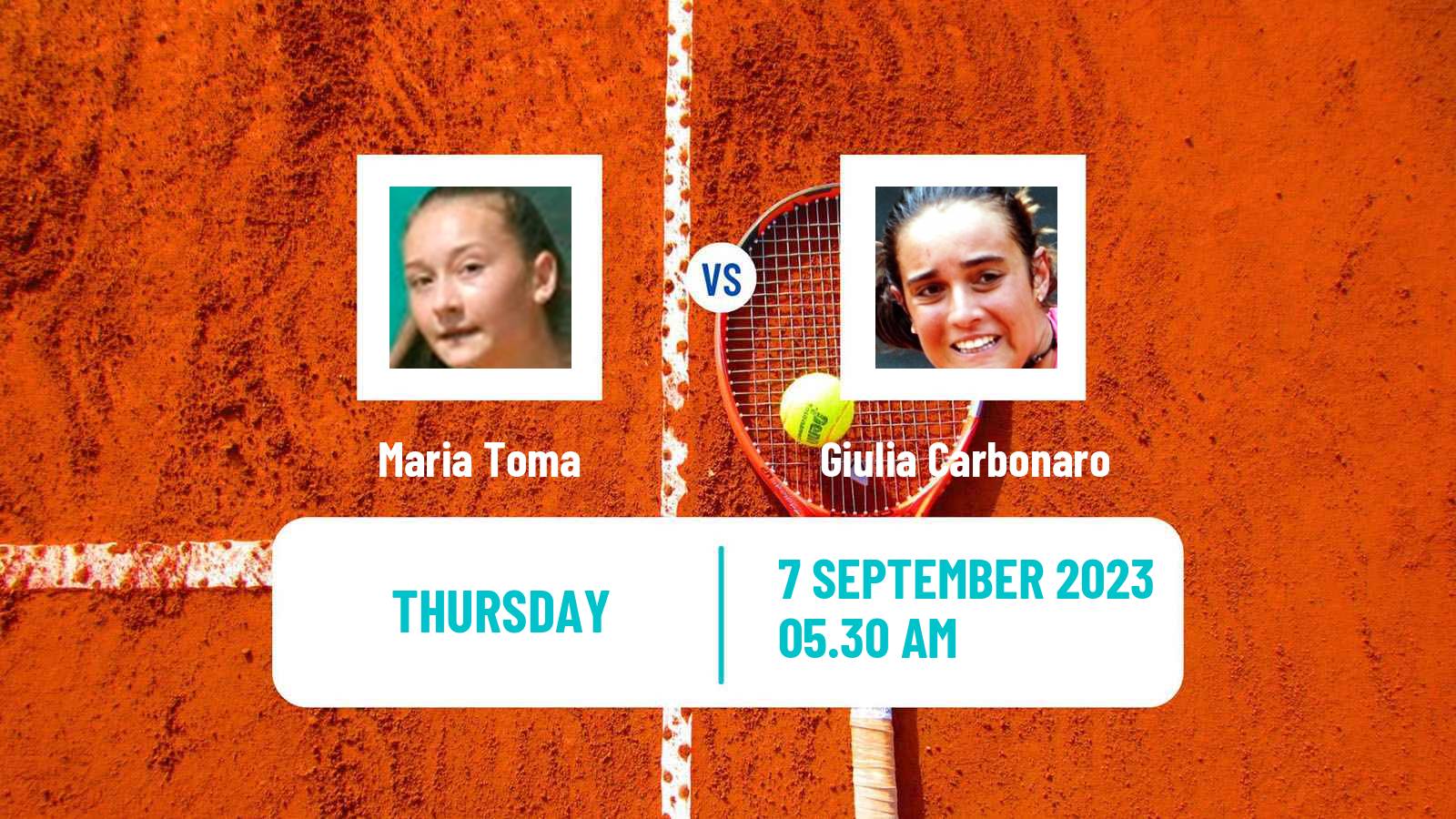 Tennis ITF W15 Fiano Romano Women Maria Toma - Giulia Carbonaro