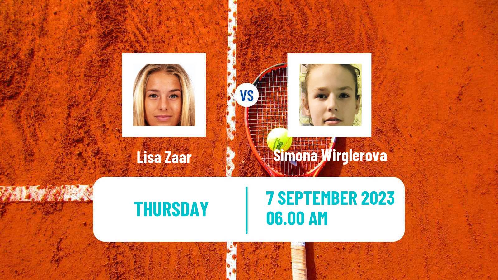 Tennis ITF W25 Frydek Mistek Women Lisa Zaar - Simona Wirglerova