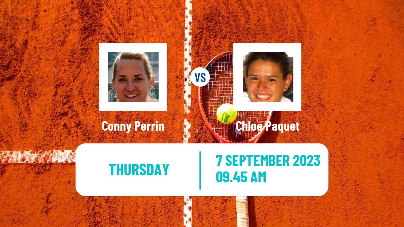 Tennis ITF W60 Montreux Women Conny Perrin - Chloe Paquet