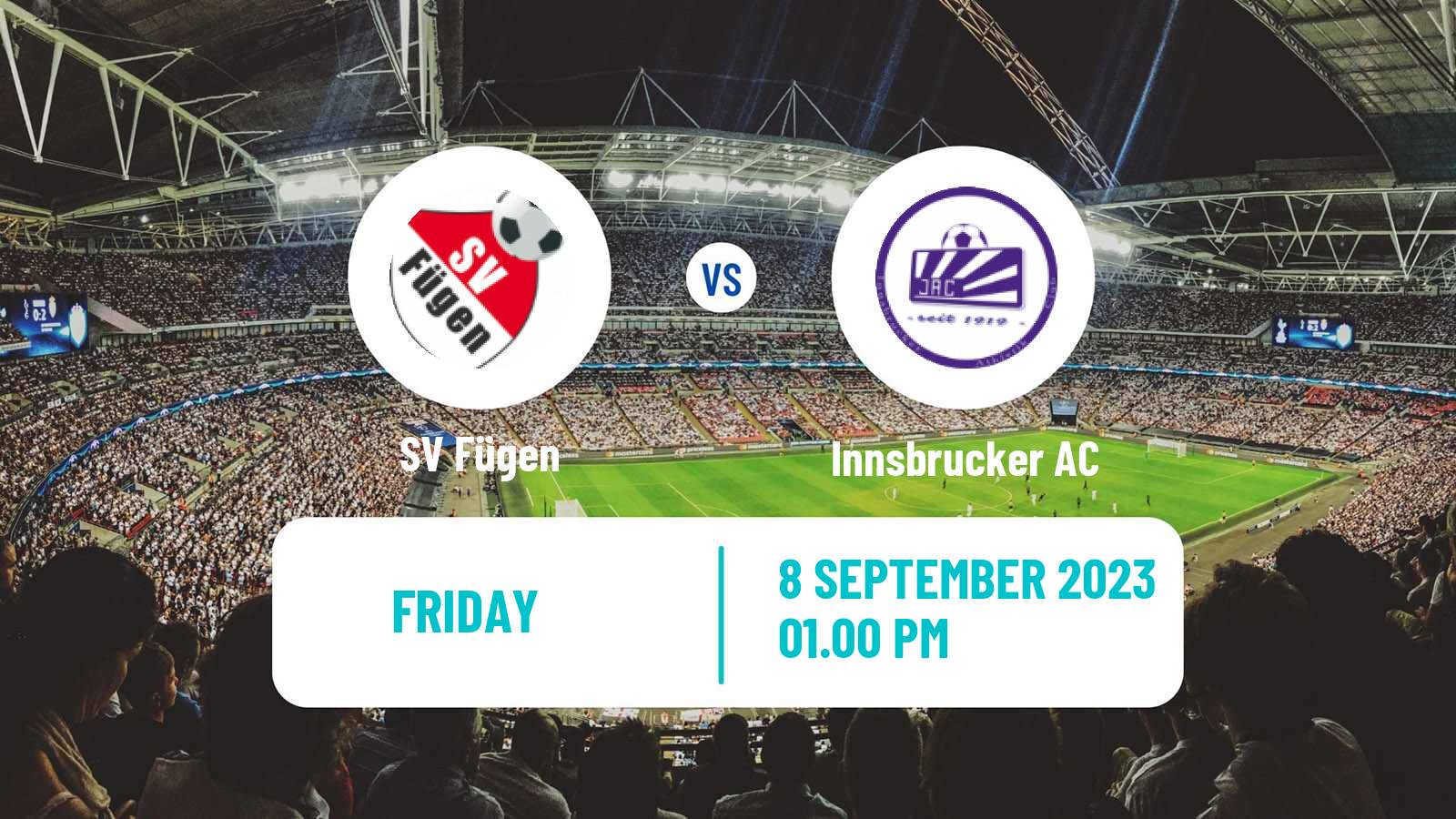 Soccer Austrian Landesliga Tirol Fügen - Innsbrucker AC