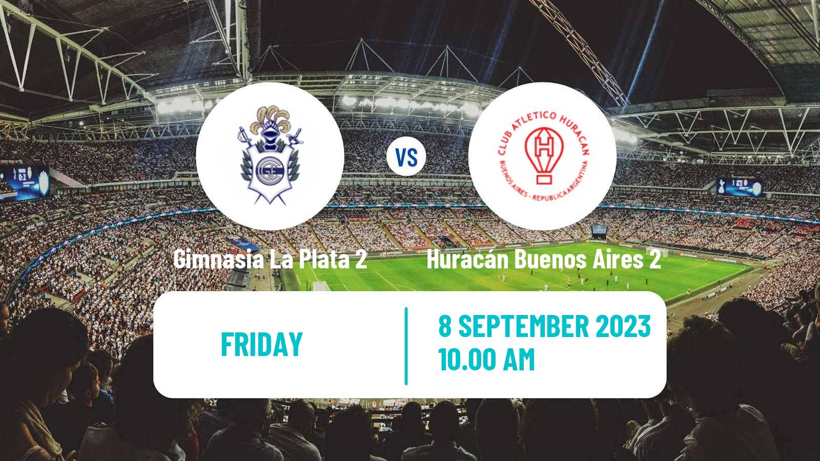 Soccer Argentinian Reserve League Gimnasia La Plata 2 - Huracán Buenos Aires 2