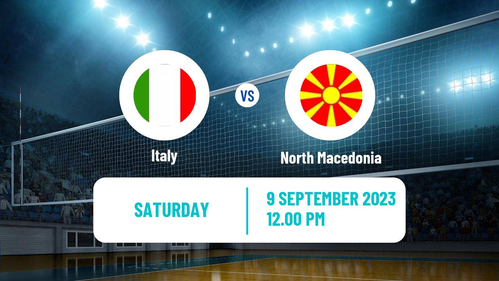 Volleyball European Championships Volleyball Italy - North Macedonia